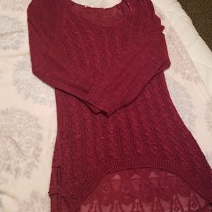 Burgandy sweater